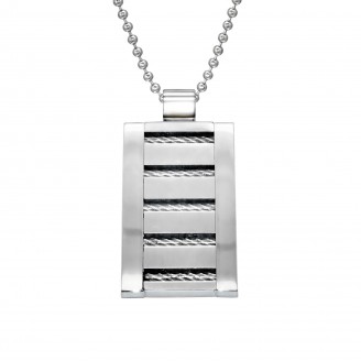 Ocelový náhrdelník z chirurgické oceli "Perfectio"