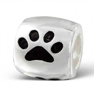 Stříbrný korálek na Pandora náramek "Stopy zvířat" bl. Ag 925/1000